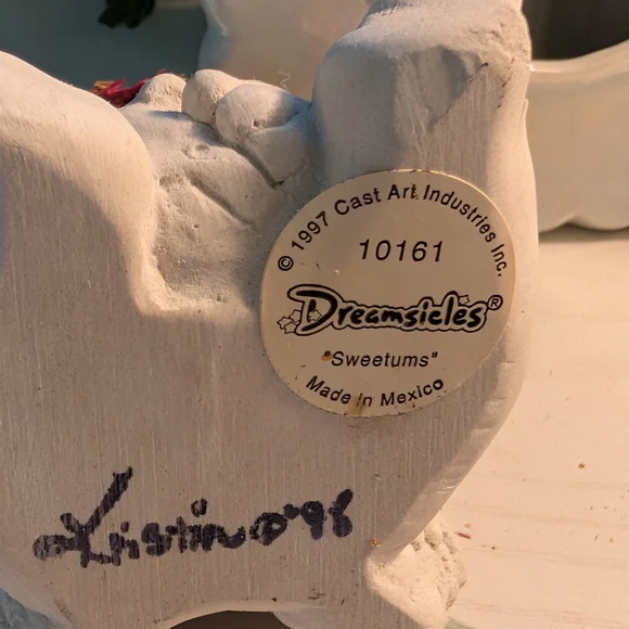 Dreamsicles Cherubic Angel Floral Crown 3" x 3" - Picture 3 of 3